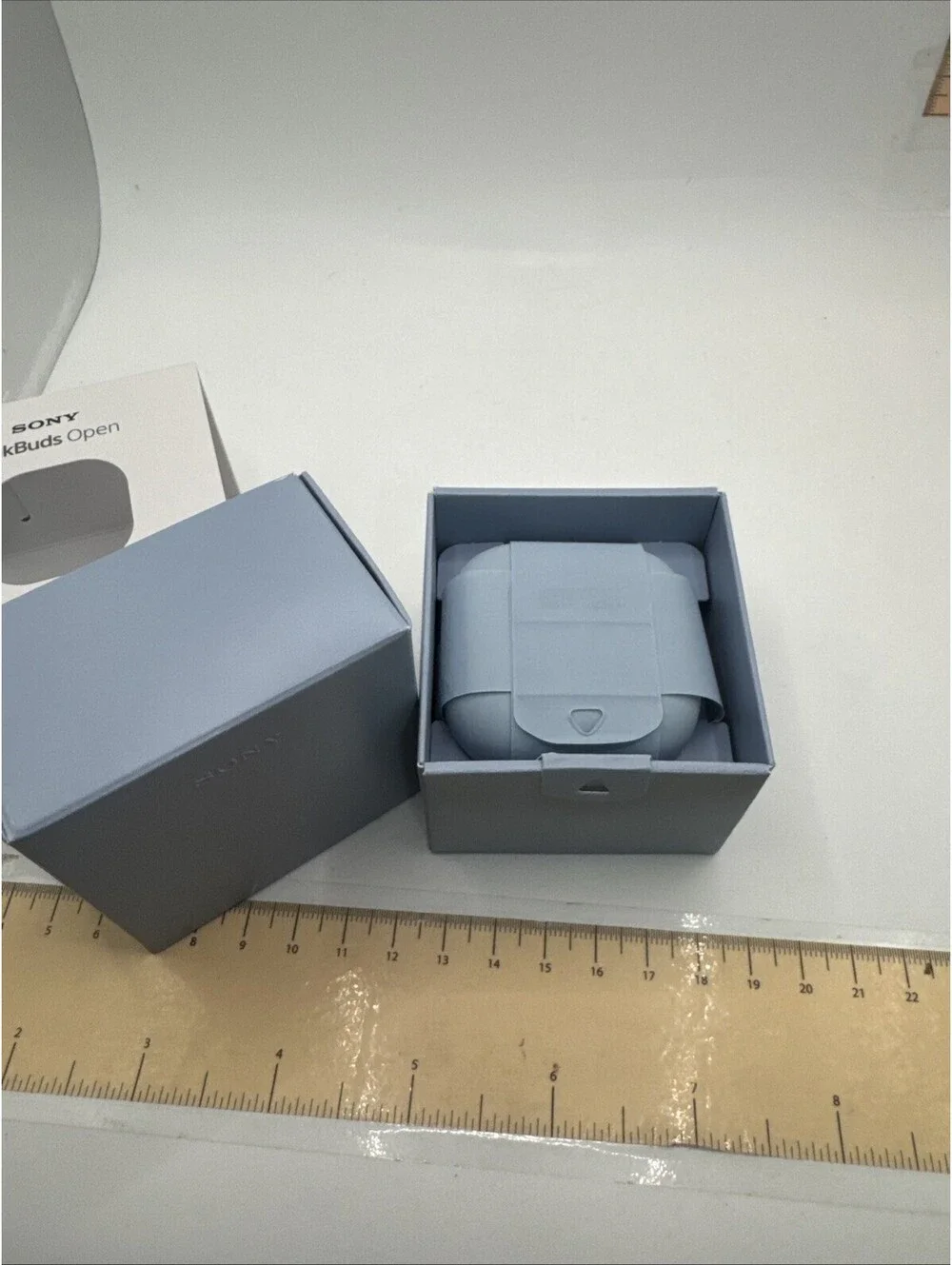 Genuine Sony Case Cover for LinkBuds Open - Aqua Blue HACL910C/LQ Sealed